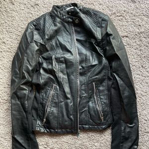 Express faux leather jacket